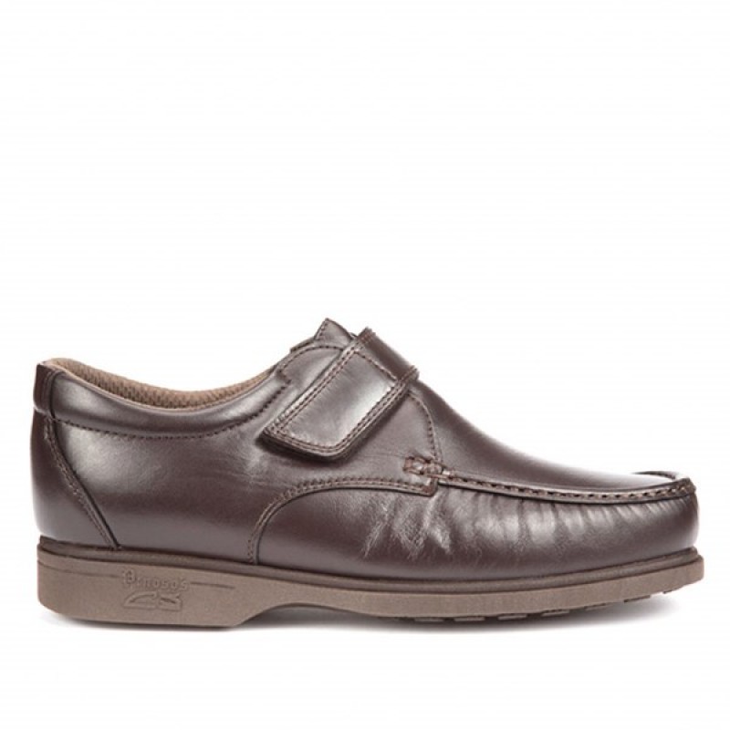 Pinoso's Kahverengi Erkek Diyabetik Ayakkabı