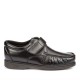 H-Pinoso's Siyah Erkek Cırtcırtlı Ayakkabı