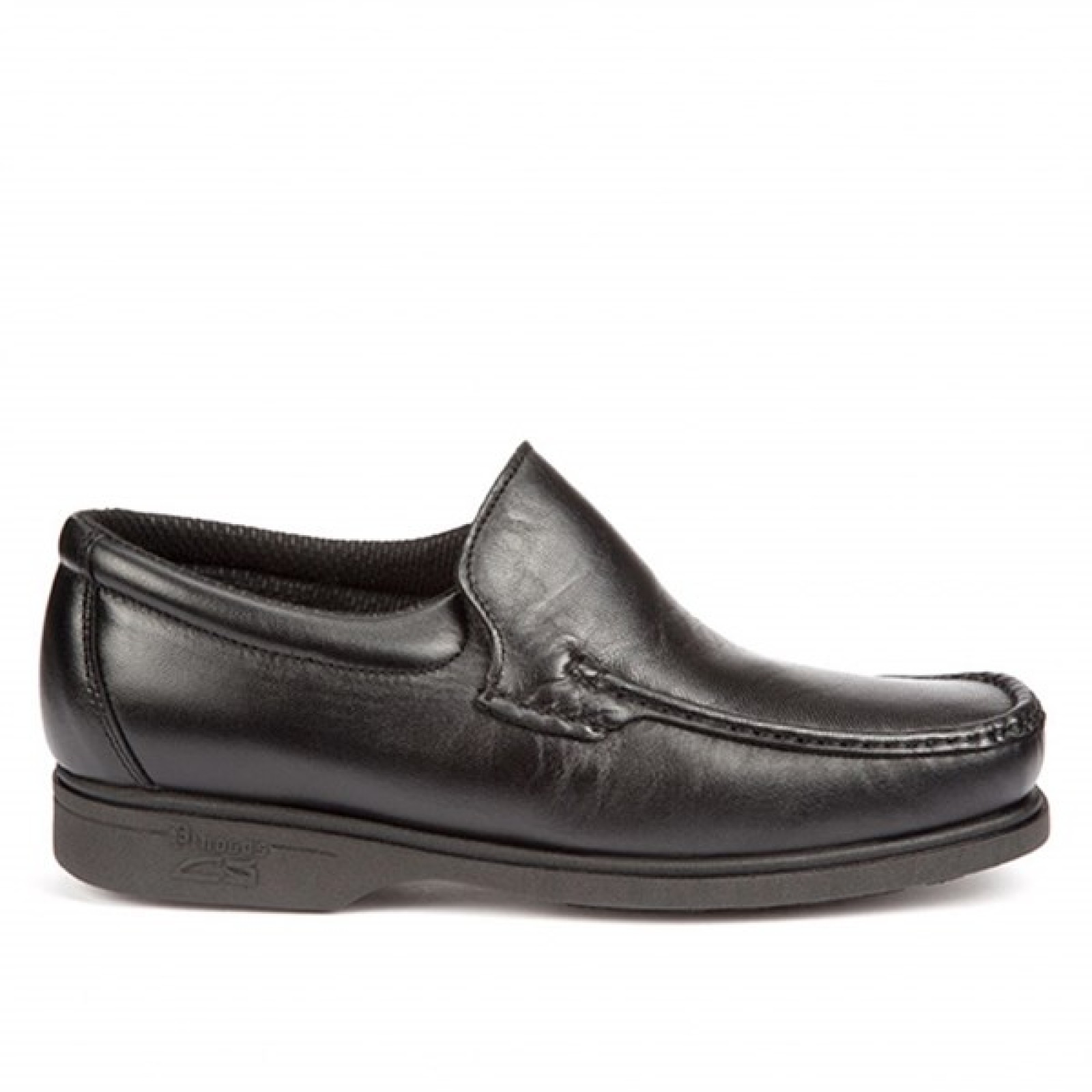 https://www.sabomar.com/Pinoso's Black Male Flat Diabetic Shoes