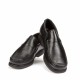 Pinoso's Siyah Erkek Düz Diyabetik Ayakkabı