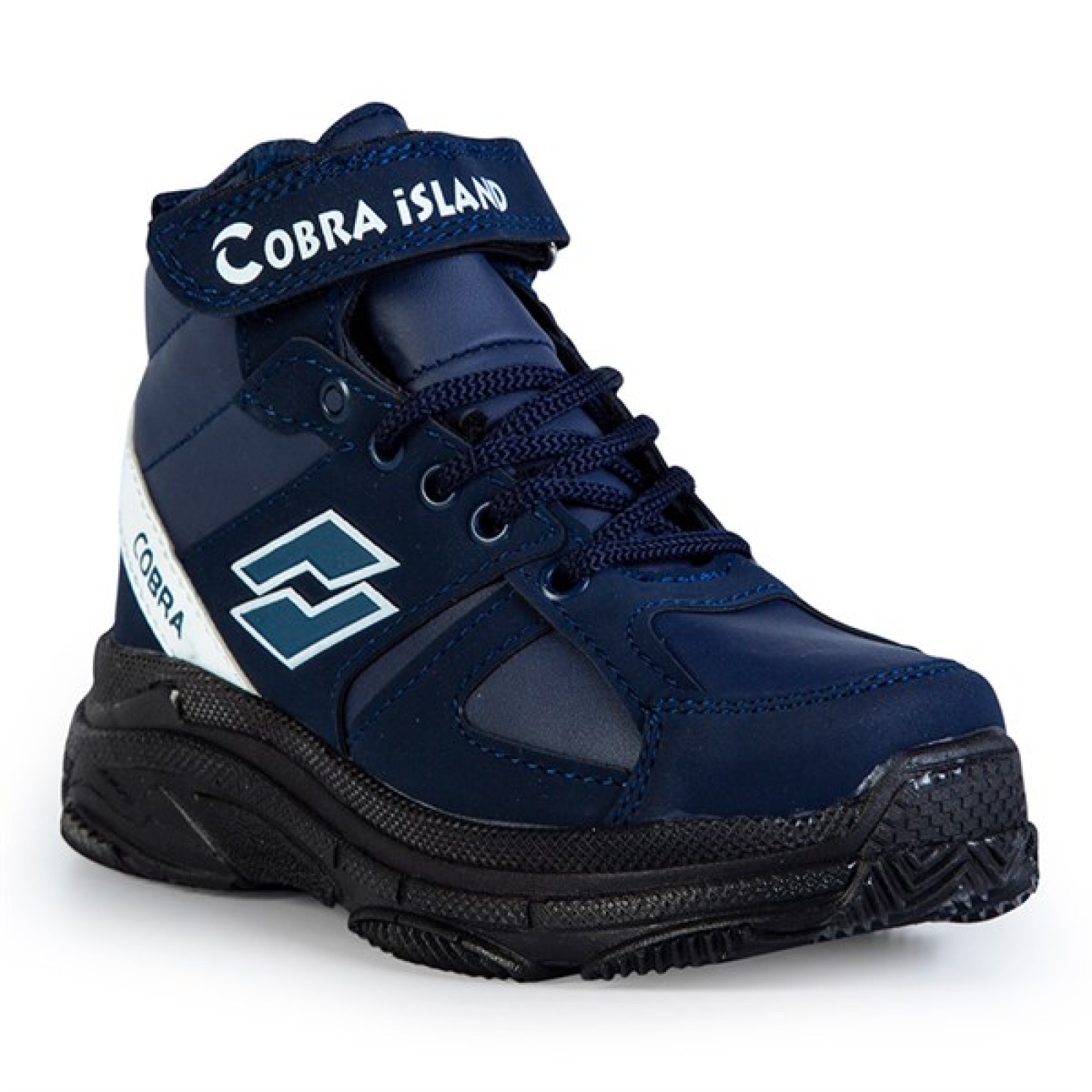 https://www.sabomar.com/Cobra Island Kids Boots - Blue&White