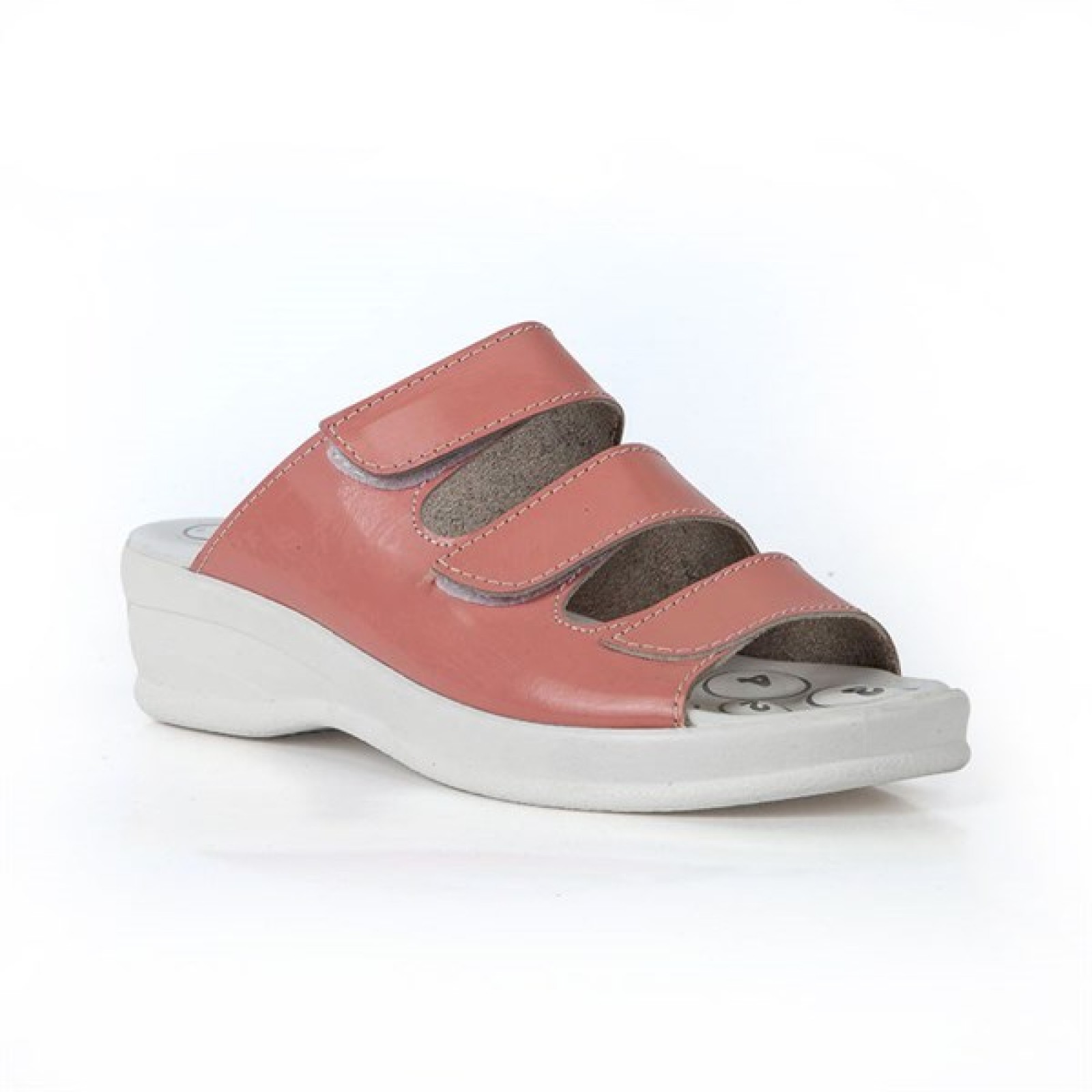 https://www.sabomar.com/Fethiye Velcro Pink Lady Orthopedic Slippers