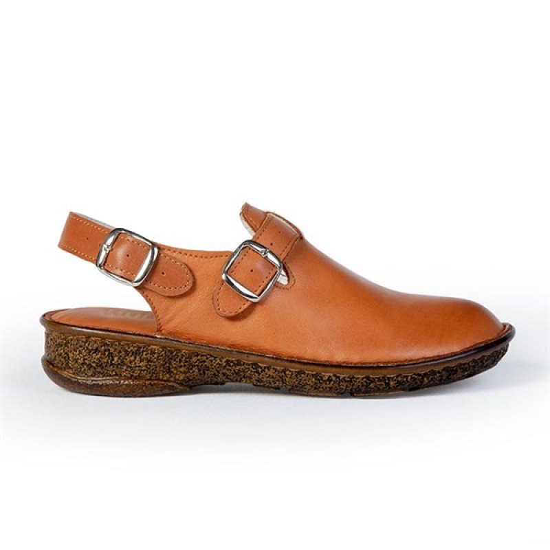 Hogu's Women's Sandal Slippers - Brown