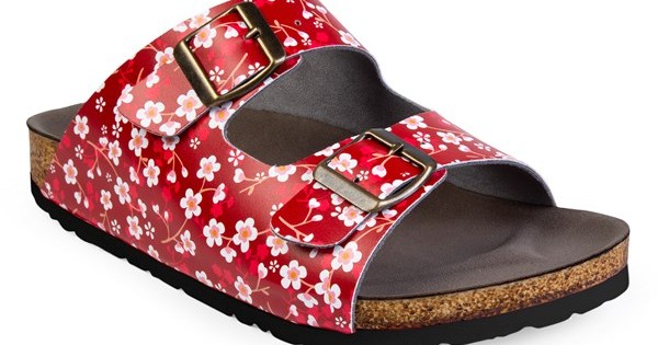 https://www.sabomar.com/Hogus Valley Red Floral Patterned Summer Slippers
