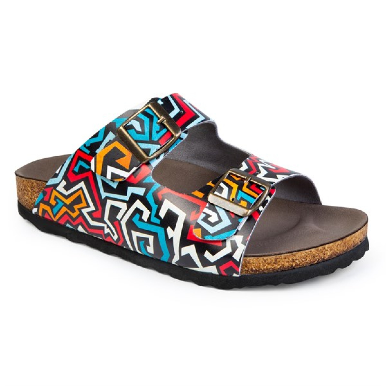 https://www.sabomar.com/Hogus Valley Colorful Lines Patterned Summer Slippers