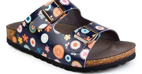 https://www.sabomar.com/Hogus Valley Navy Blue Floral Patterned Summer Slippers