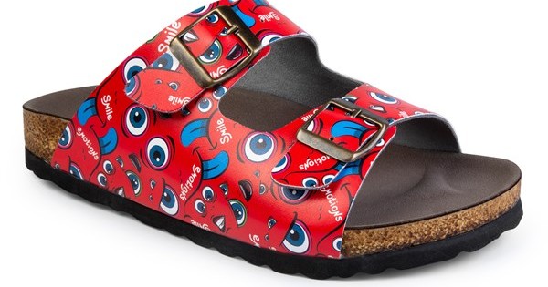 https://www.sabomar.com/Hogus Valley Red Emoji Patterned Summer Slippers