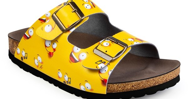 https://www.sabomar.com/Hogus Valley Yellow Emoji Patterned Summer Slippers