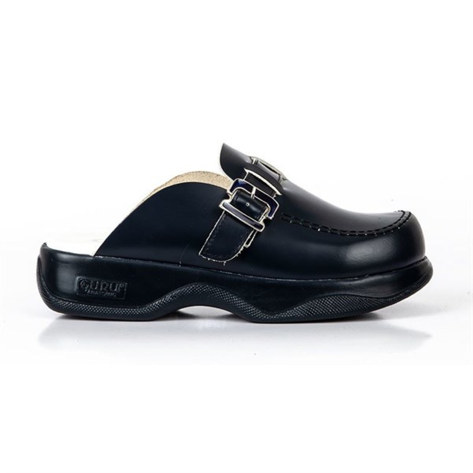 https://www.sabomar.com/ByGuru Navy Blue Buckled Sabo Women's Sabo Slippers