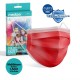 Medizer Meltblown Red Surgical Mask - 1 Box of 10