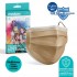Medizer Meltblown Milk Brown Surgical Mask - 1 Box of 10