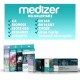Medizer Meltblown Dark Green Surgical Mask - 1 Box of 10