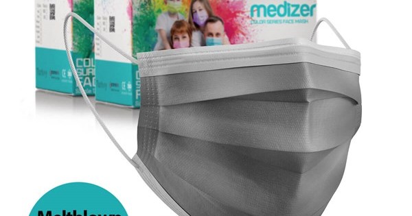 https://www.sabomar.com/Medizer Meltblown Gray Surgical Mask - 100 Pieces