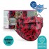 Medizer Red Camouflage Pattern Full Ultrasonic Surgical Mouth Mask 3 Layers Meltblown Fabric 50 Pieces - Nose Wire
