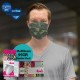 Medizer Urban Patterned Full Ultrasonic Surgical Mouth Mask 3 Layers Meltblown Fabric 5 of Boxes 10 - Nose Wire