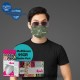 Medizer Urban Patterned Full Ultrasonic Surgical Mouth Mask 3 Layers Meltblown Fabric 150 Pieces - Nose Wire