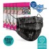 Medizer Black Male Patterned Full Ultrasonic Surgical Mouth Mask 3 Layers Meltblown Fabric 5 Boxes of 10 - Nose Wire