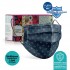 Medizer Green Anchor Pattern Full Ultrasonic Surgical Mouth Mask 3 Layers Meltblown Fabric 50 Pieces - Nose Wire