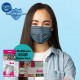 Medizer Green Line Pattern Full Ultrasonic Surgical Mouth Mask 3 Layers Meltblown Fabric 100 Pieces - Nose Wire