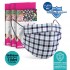 Medizer Blue Striped Ekose Patterned Full Ultrasonic Surgical Mouth Mask 3 Layers Meltblown Fabric 3 Boxes of 10 - Nose Wire