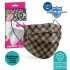Medizer Meltblown Black-Brown Checked Surgical Mask - Box of 10