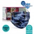 Medizer Meltblown Blue Camouflage Patterned Surgical Mask - 50 pcs