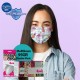 Medizer Meltblown Tropikal Flamingo Desenli Cerrahi Maske - 100 Adet 