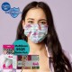 Medizer Meltblown Tropikal Flamingo Desenli Cerrahi Maske - 150 Adet