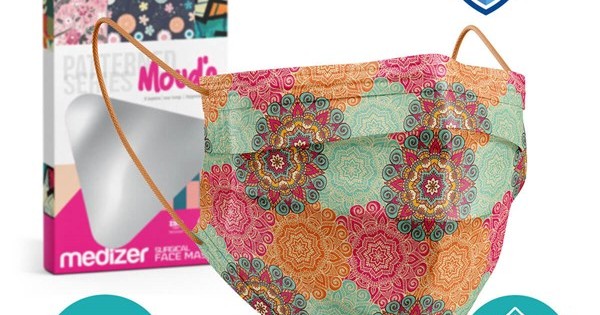 https://www.sabomar.com/Medizer Meltblown Mandala Desenli Cerrahi Maske - 10 lu 10 Kutu