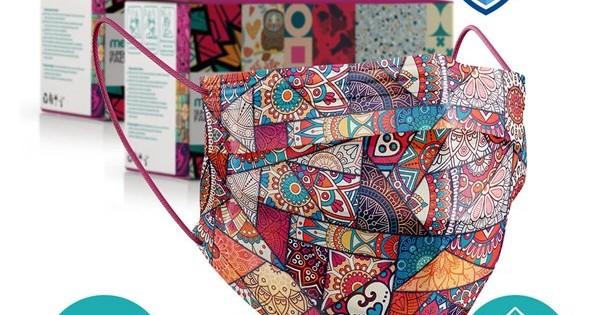 https://www.sabomar.com/Medizer Meltblown Mandala Etnik Desenli Cerrahi Maske - 100 Adet