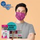 Medizer Meltblown Peace Love Desenli Cerrahi Maske - 100 Adet 