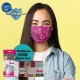 Medizer Peace Love Pattern Full Ultrasonic Surgical Mouth Mask 3 Layers Meltblown Fabric 5 Boxes of 10 - Nose Wire