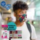 Medizer New Young Patterned Full Ultrasonic Surgical Mouth Mask 3 Layers Meltblown Fabric 5 Boxes of 10 - Nose Wire