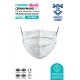Medizer Meltblown Beyaz Üçgen Desenli Cerrahi Maske 10'lu 10 Paket