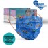 Medizer Blue Car Pattern meltblown Fabric Surgical Kids Mask 100 Pcs - Nose Wire