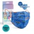 Meltblown Fabric Surgical Kids Mask with Medizer Blue Car Pattern 1 Box of 10 - Nose Wire