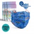 Medizer Blue Car Patterned Meltblown Fabric Surgical Kids Mask 3 Boxes of 10 - Nose Wire