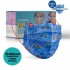 Medizer Blue Car Pattern meltblown Fabric Surgical Kids Mask 50 Pieces - Nose Wire