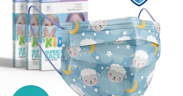 https://www.sabomar.com/Medizer Meltblown Surgical Kids Mask with Lambslies Pattern - 3 Boxes of 10