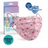 Medizer Meltblown Pink Teddy Bear Surgical Mask for Child - 1 Box of 10