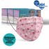 Medizer Meltblown Pink Teddy Bear Patterned Surgical Kids Mask - 150 Pieces