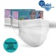 Medizer Spunbond Beyaz Cerrahi Çocuk Maskesi - 100 Adet