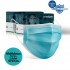 Medizer Full Ultrasonic Surgical Mouth Mask 3 Ply Meltblown Fabric 100 Pieces - Nose Wire - Blue