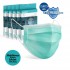 Medizer Meltblown Surgical Green Surgical Mask - 5 Box of 10