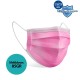 Medizer Meltblown Pembe Cerrahi Maske - 100 Adet