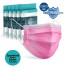 Medizer Spunbond Pembe Cerrahi Maske - 10'lu 5 Kutu