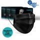 Medizer Spunbond Siyah Cerrahi Maske - 150 Adet 