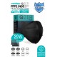 Qzer Black FFP2 Protected N95 Mask 50 Pcs