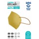 Qzer Yellow Color 5 Layer FFP2 N95 Mask 10 pcs