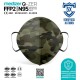 Qzer Green Camouflage Patterned FFP2 N95 Mask 10 Pieces